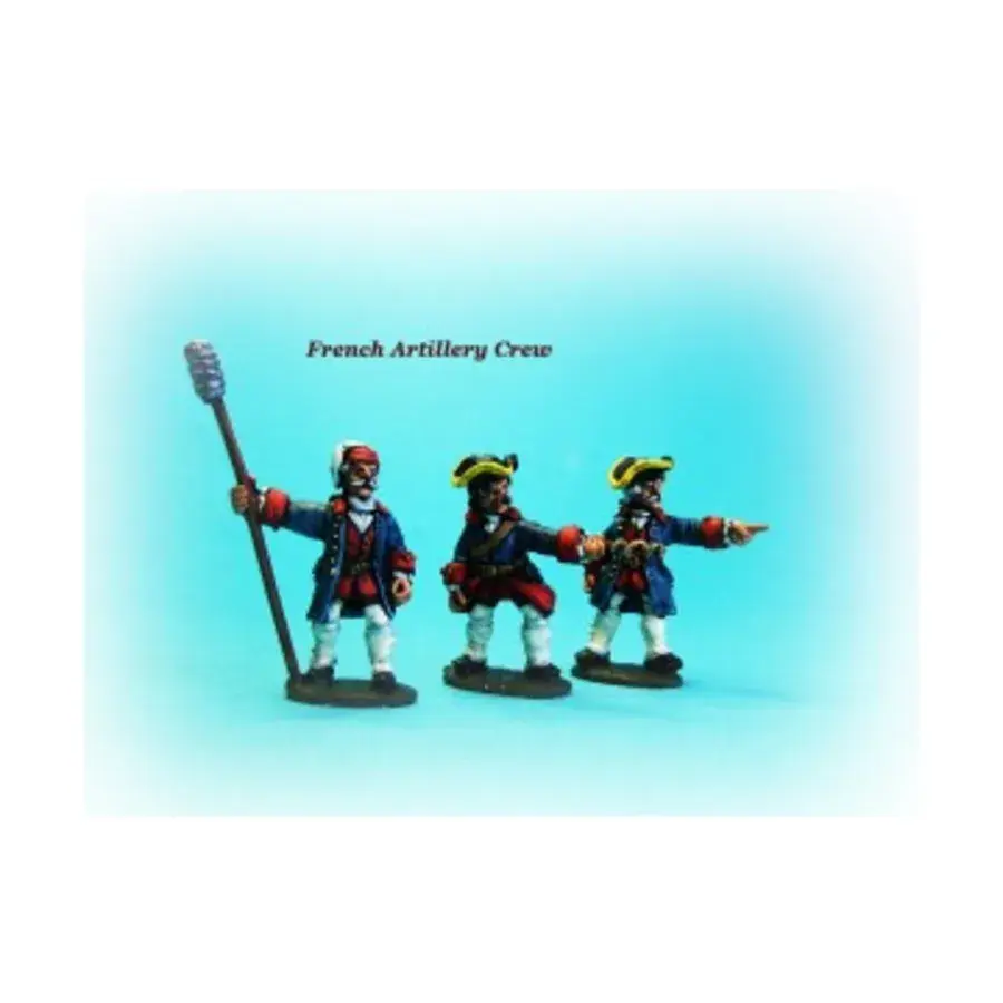 Французский артиллерийский расчет, French & Indian War 1754-1763 (28mm)
Французский артиллерийский расчет, French & Indian War 1754-1763 (28mm)