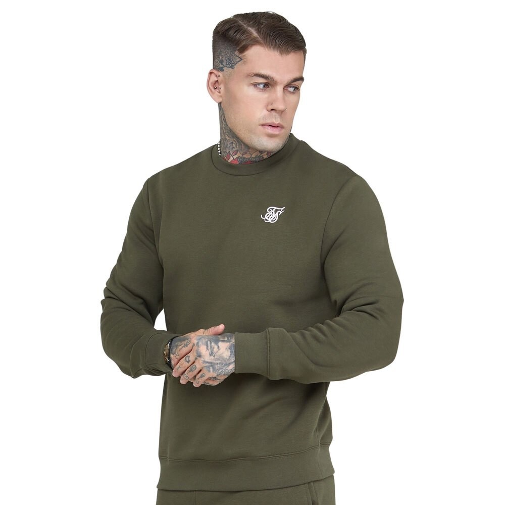 Толстовка Siksilk Essential, зеленый 
Толстовка Siksilk Essential, зеленый