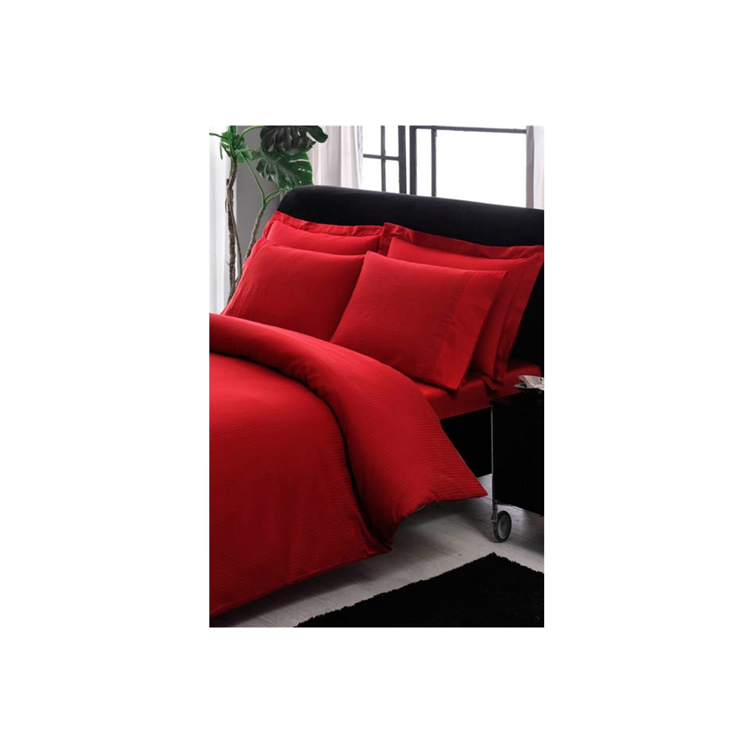 Комплект постельного белья Tac Premium Basic King Size из хлопка и атласа, красный
Комплект постельного белья Tac Premium Basic King Size из хлопка и атласа, красный