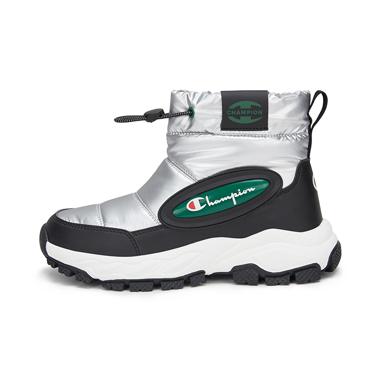 Нескользящие термосапоги для детей Champion Kids, серебряный/серый 
Нескользящие термосапоги для детей Champion Kids, серебряный/серый