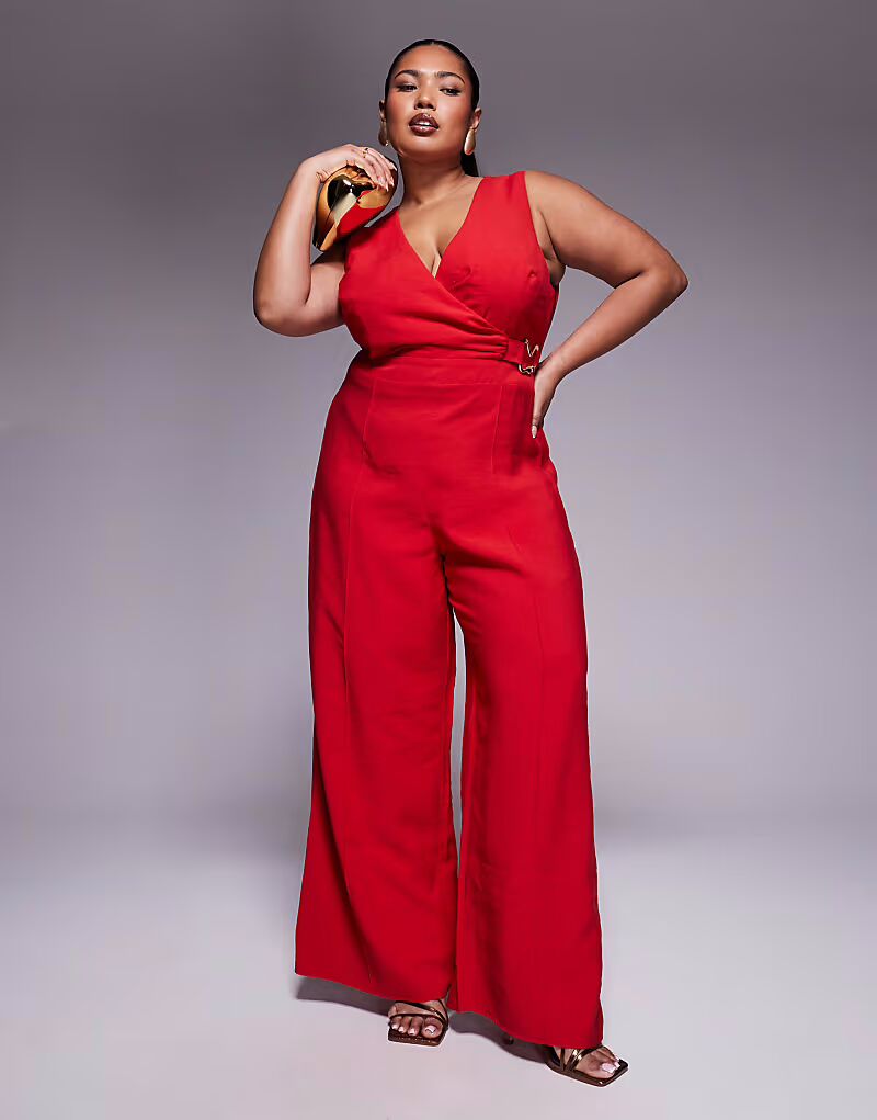 Комбинезон ASOS DESIGN Curve с вырезом спереди и пряжкой красного цвета ASOS Curve
Комбинезон ASOS DESIGN Curve с вырезом спереди и пряжкой красного цвета ASOS Curve