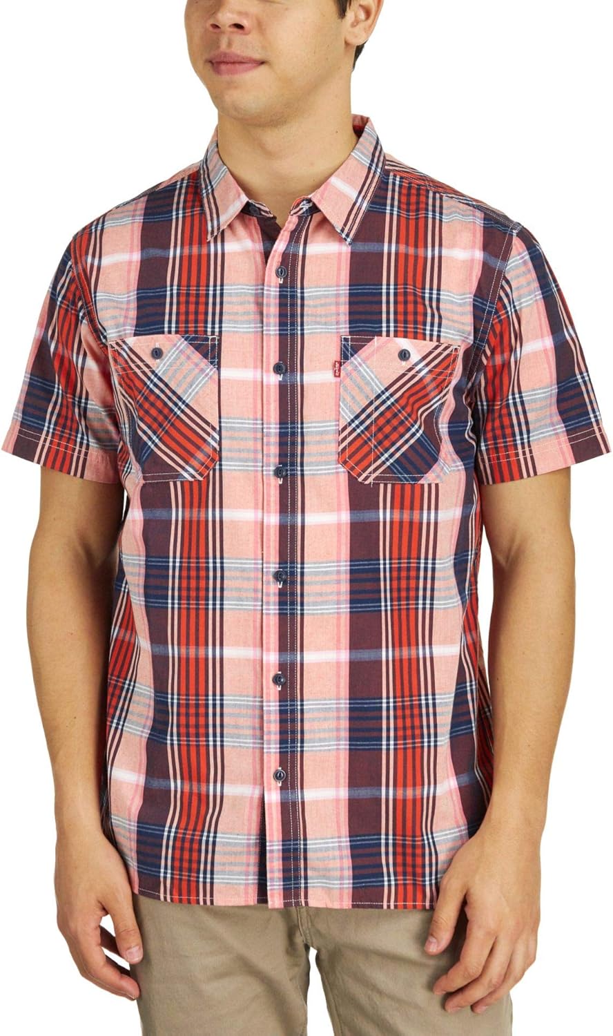 Мужская рубашка Levi's Nasher с коротким рукавом из персикового поплина, цвет «жженый оранжевый», Orange
Мужская рубашка Levi's Nasher с коротким рукавом из персикового поплина, цвет «жженый оранжевый», Orange