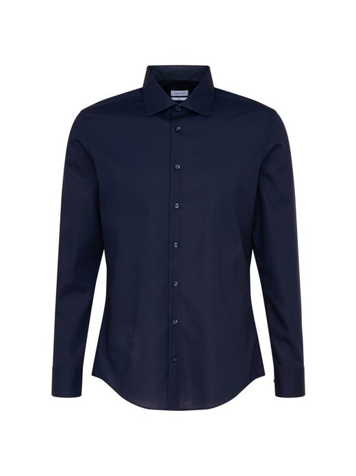 Деловая рубашка узкого кроя с длинным рукавом Seidensticker, синий
Деловая рубашка узкого кроя с длинным рукавом Seidensticker, синий