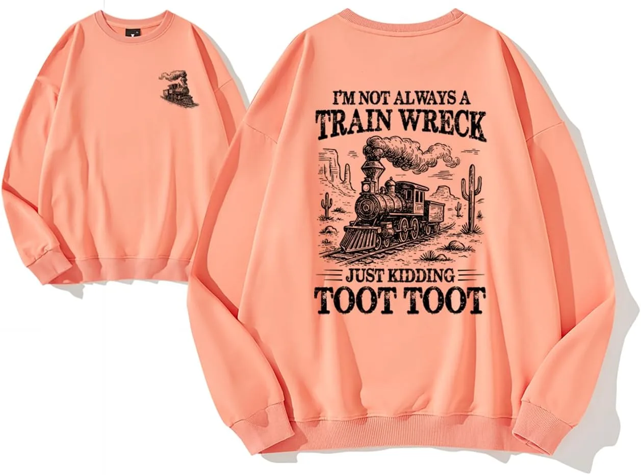 Толстовка I'm Not Always A Train Wreck Relliot
Толстовка I'm Not Always A Train Wreck Relliot