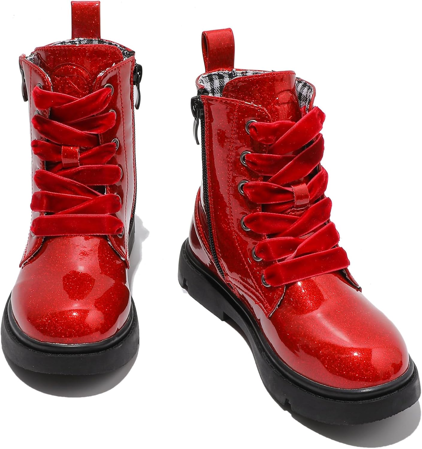 Ботинки DADAWEN для мальчиков и девочек с блестками, на шнуровке, водонепроницаемые, с боковой молнией, для малышей/детей младшего возраста/старших детей, Red Glitter
Ботинки DADAWEN для мальчиков и девочек с блестками, на шнуровке, водонепроницаемые, с боковой молнией, для малышей/детей младшего возраста/старших детей, Red Glitter