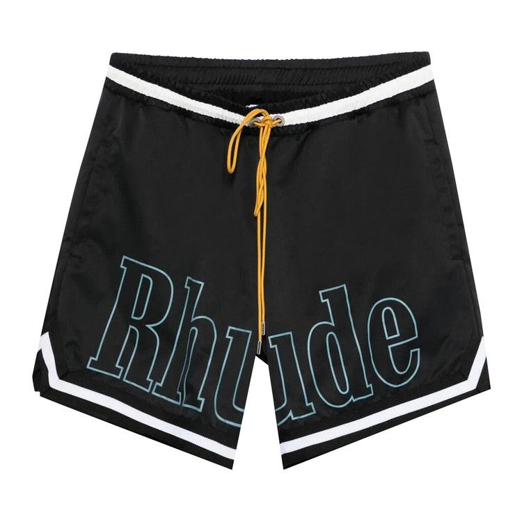 Шорты для плавания Rhude Logo Basketball Swim Shorts, Black/White/Blue
Шорты для плавания Rhude Logo Basketball Swim Shorts, Black/White/Blue