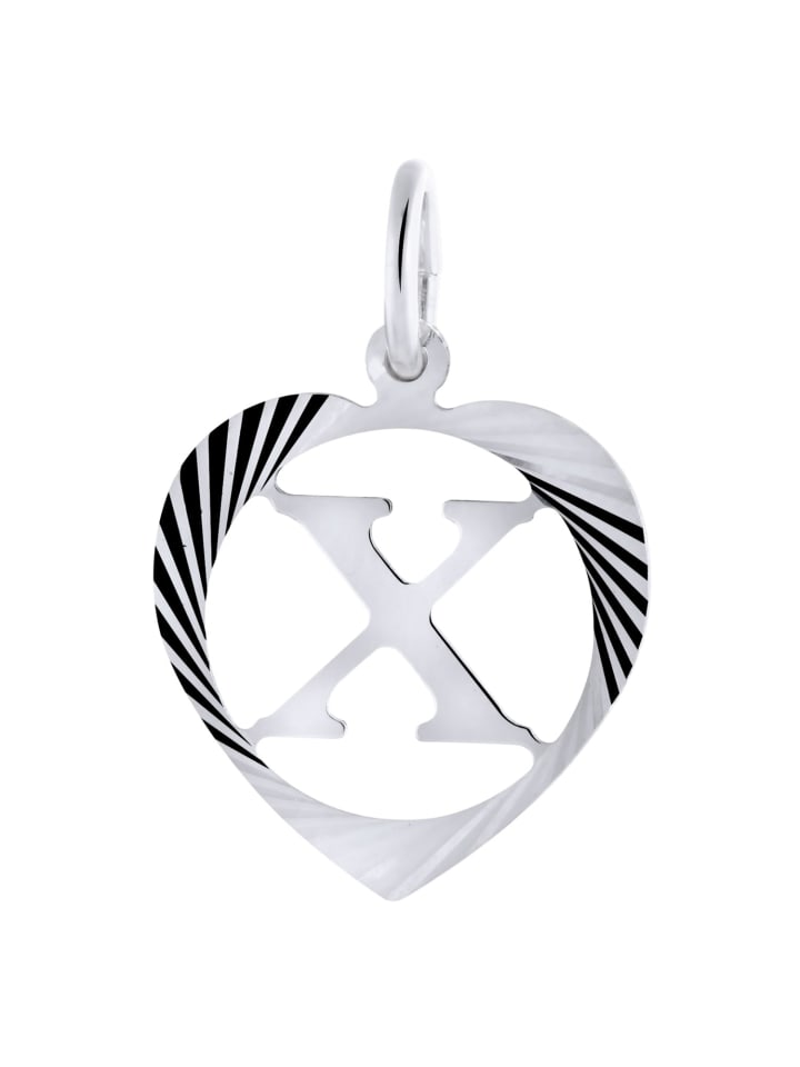 Lucardi Подвеска из серебра 925 пробы в форме сердца с буквой «X»
Lucardi Подвеска из серебра 925 пробы в форме сердца с буквой «X»