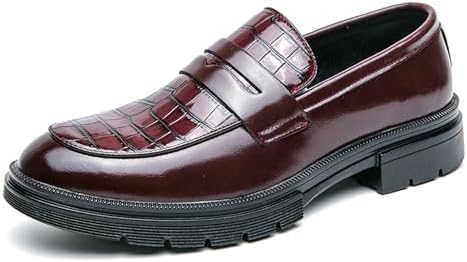 Мужские кожаные с принтом массивные лоферы на высокой платформе Penny, роскошные туфли с круглым носком, без шнурков, с протекторной подошвой, офисные и деловые туфли, повседневные, с нескользящей подошвой и низким устойчивым каблуком Qooel, кра...
Мужские кожаные с принтом массивные лоферы на высокой платформе Penny, роскошные туфли с круглым носком, без шнурков, с протекторной подошвой, офисные и деловые туфли, повседневные, с нескользящей подошвой и низким устойчивым каблуком Qooel, кра...