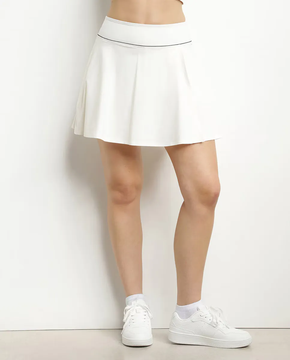 Спортивный скорт с боковым разрезом Dim, белый
Спортивный скорт с боковым разрезом Dim, белый