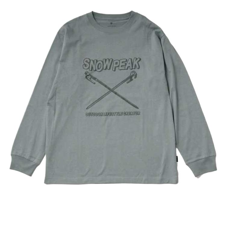 Футболка унисекс Snow Peak, серо-зеленый
Футболка унисекс Snow Peak, серо-зеленый