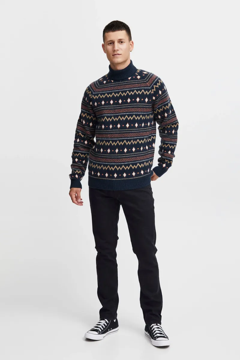 Свитер с высоким воротником из смесового материала "BLEND BHPullover", цвет Dress Blues
Свитер с высоким воротником из смесового материала "BLEND BHPullover", цвет Dress Blues