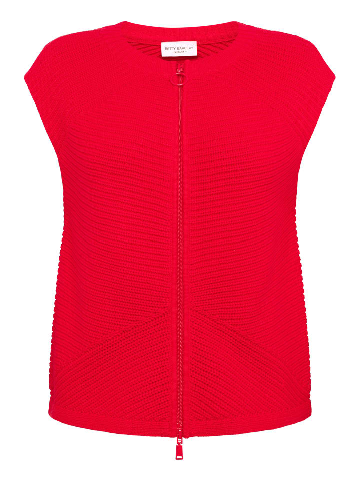 Betty Barclay Вязаный кардиган крупной вязки без рукавов, цвет «Высокий риск» (красный)
Betty Barclay Вязаный кардиган крупной вязки без рукавов, цвет «Высокий риск» (красный)