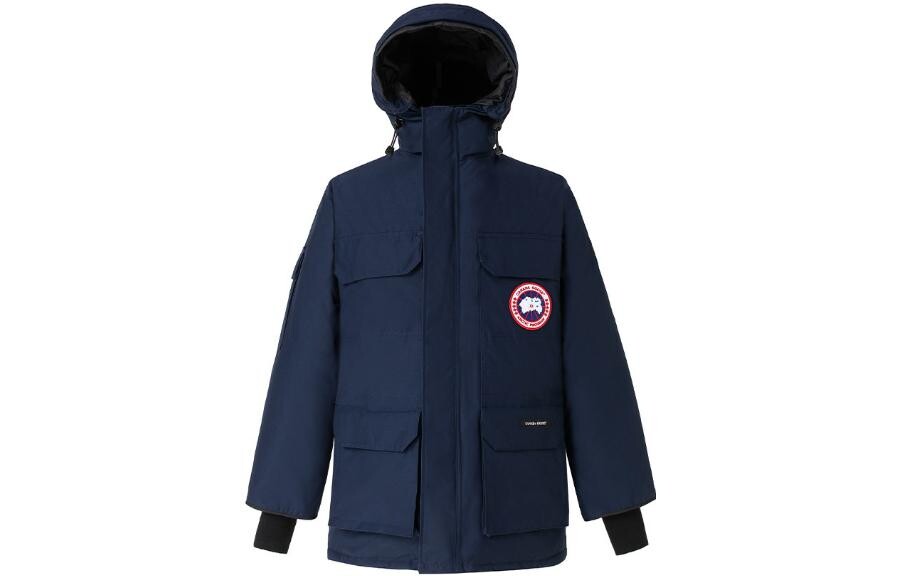 Мужской пуховик Canada Goose с капюшоном, темно-синий
Мужской пуховик Canada Goose с капюшоном, темно-синий