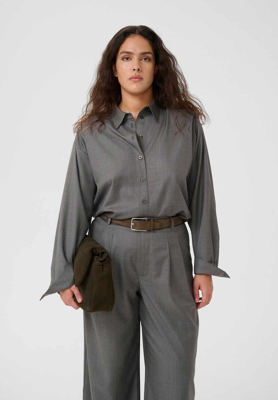 Блуза Gestuz Button-down blouse, Dark Grey Melange/Dark Grey
Блуза Gestuz Button-down blouse, Dark Grey Melange/Dark Grey