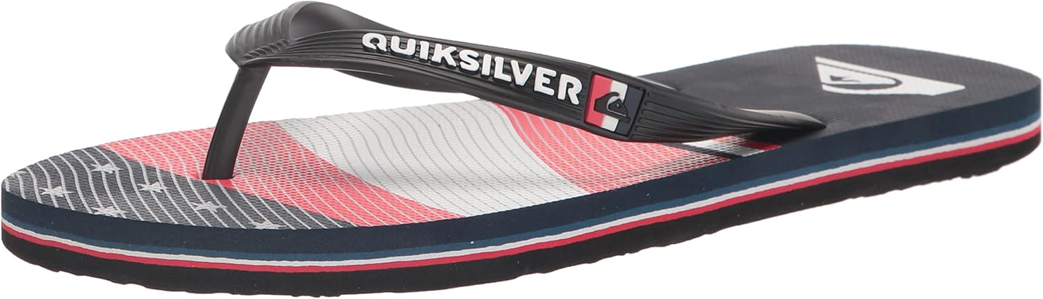 Мужские сандалии-вьетнамки Quiksilver Molokai 4th 3 Point, синий
Мужские сандалии-вьетнамки Quiksilver Molokai 4th 3 Point, синий