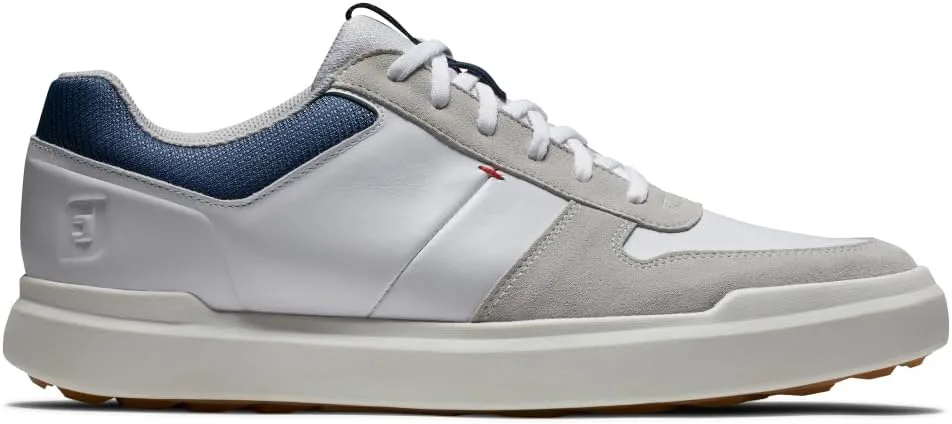 Мужские кроссовки для гольфа FootJoy Contour Casual прошлых сезонов, белый/синий
Мужские кроссовки для гольфа FootJoy Contour Casual прошлых сезонов, белый/синий
