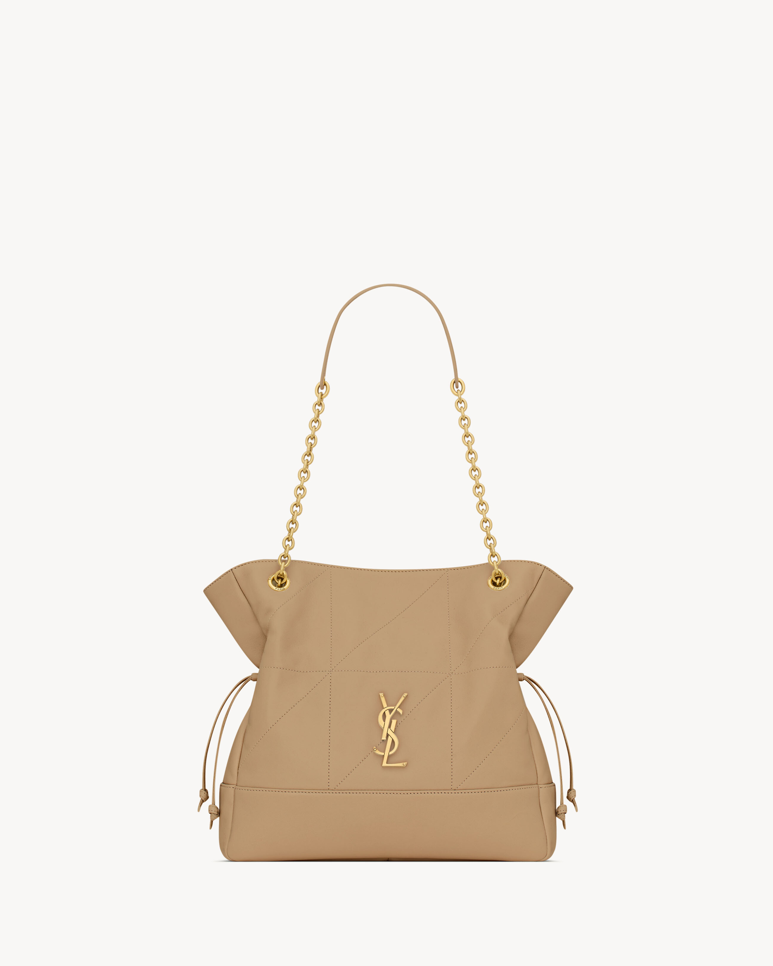 Маленькая версия сумки-тоут JAMIE Saint Laurent, бежевый
Маленькая версия сумки-тоут JAMIE Saint Laurent, бежевый