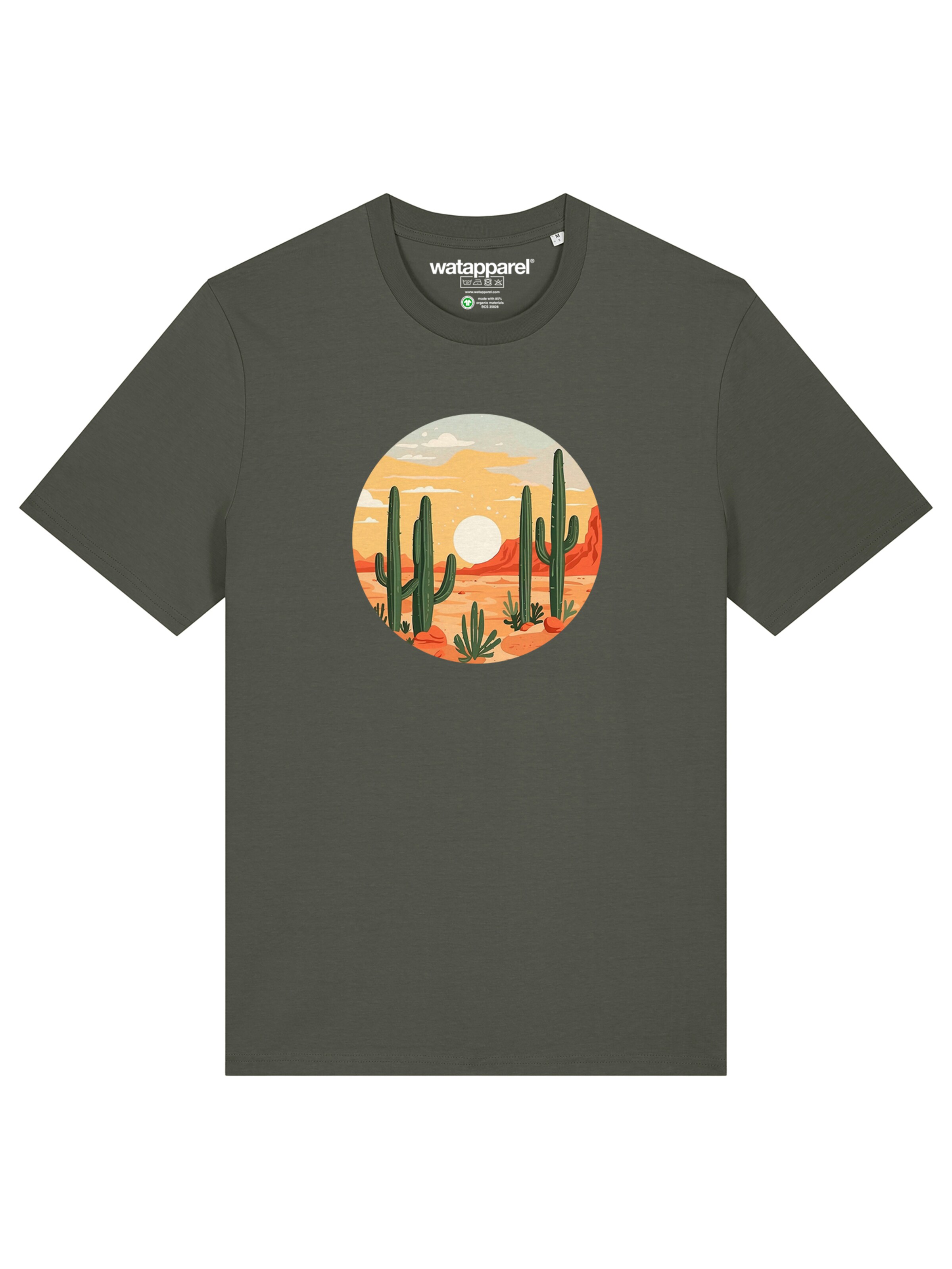 Watapparel Футболка 'Sonnenuntergang в цвете der Wüste' в цвете Khaki
Watapparel Футболка 'Sonnenuntergang в цвете der Wüste' в цвете Khaki