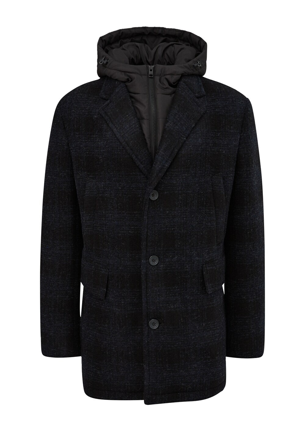 Межсезонное пальто S.Oliver, темно-синий 
Межсезонное пальто S.Oliver, темно-синий