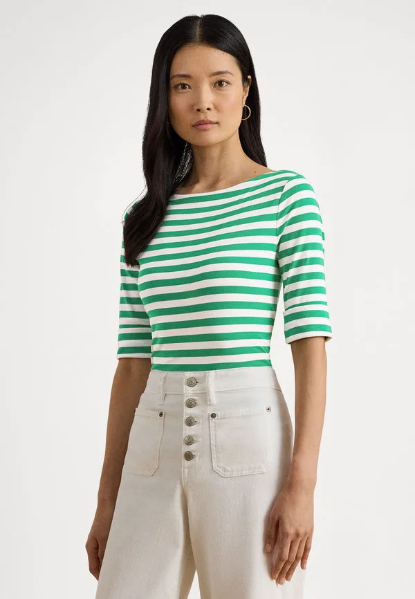 Полосатая футболка из эластичного хлопка с вырезом-лодочкой Lauren Ralph Lauren, Stem/White, Белый, Полосатая футболка из эластичного хлопка с вырезом-лодочкой Lauren Ralph Lauren, Stem/White
Полосатая футболка из эластичного хлопка с вырезом-лодочкой Lauren Ralph Lauren, Stem/White, Белый, Полосатая футболка из эластичного хлопка с вырезом-лодочкой Lauren Ralph Lauren, Stem/White