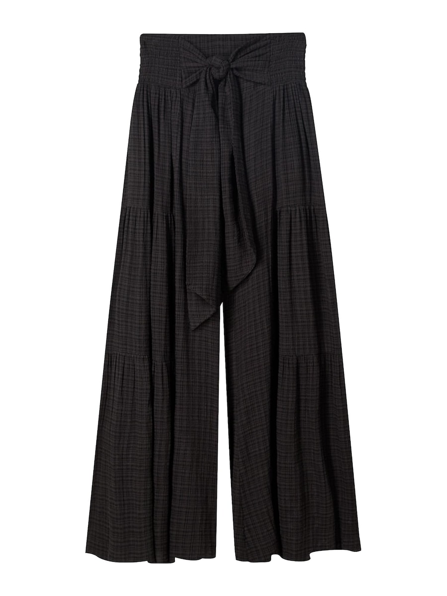 Широкие брюки Bershka, черный
Широкие брюки Bershka, черный