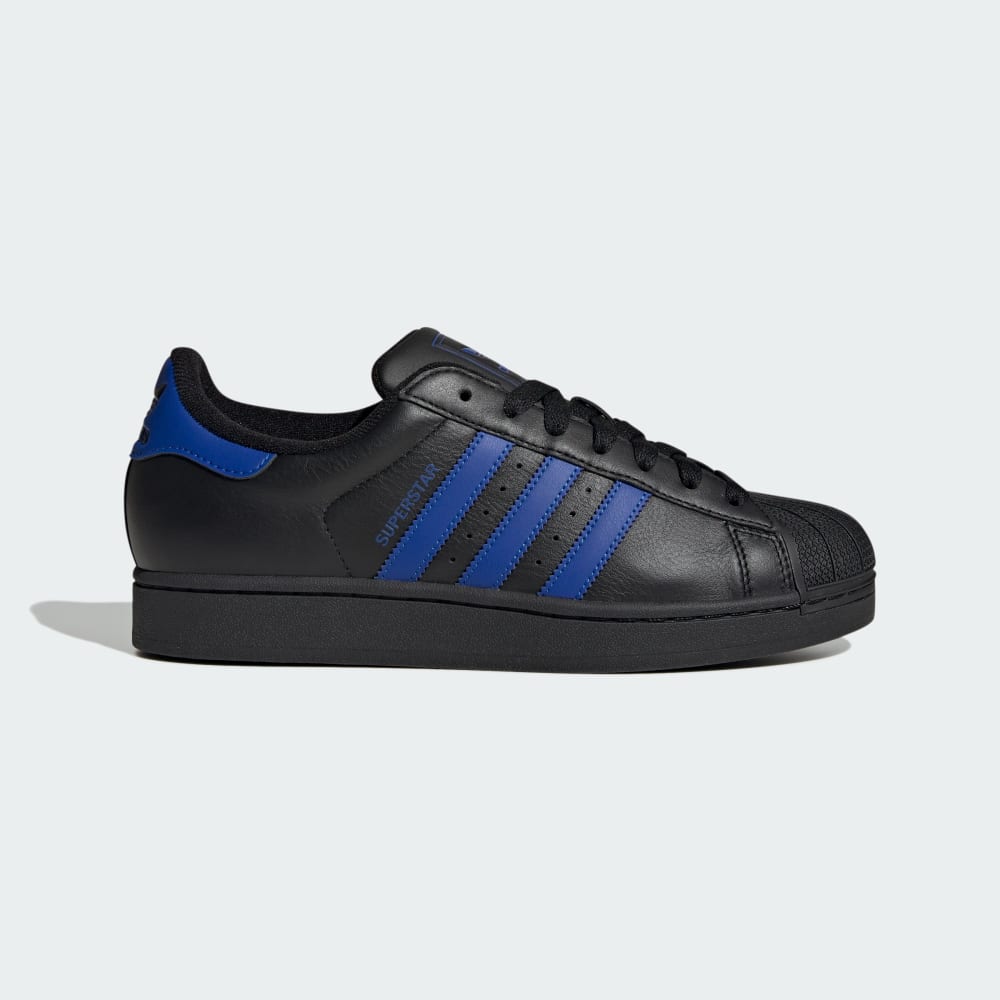 Кроссовки Adidas Superstar II Shoes, цвет Core Black/Blue/Cloud White 
Кроссовки Adidas Superstar II Shoes, цвет Core Black/Blue/Cloud White