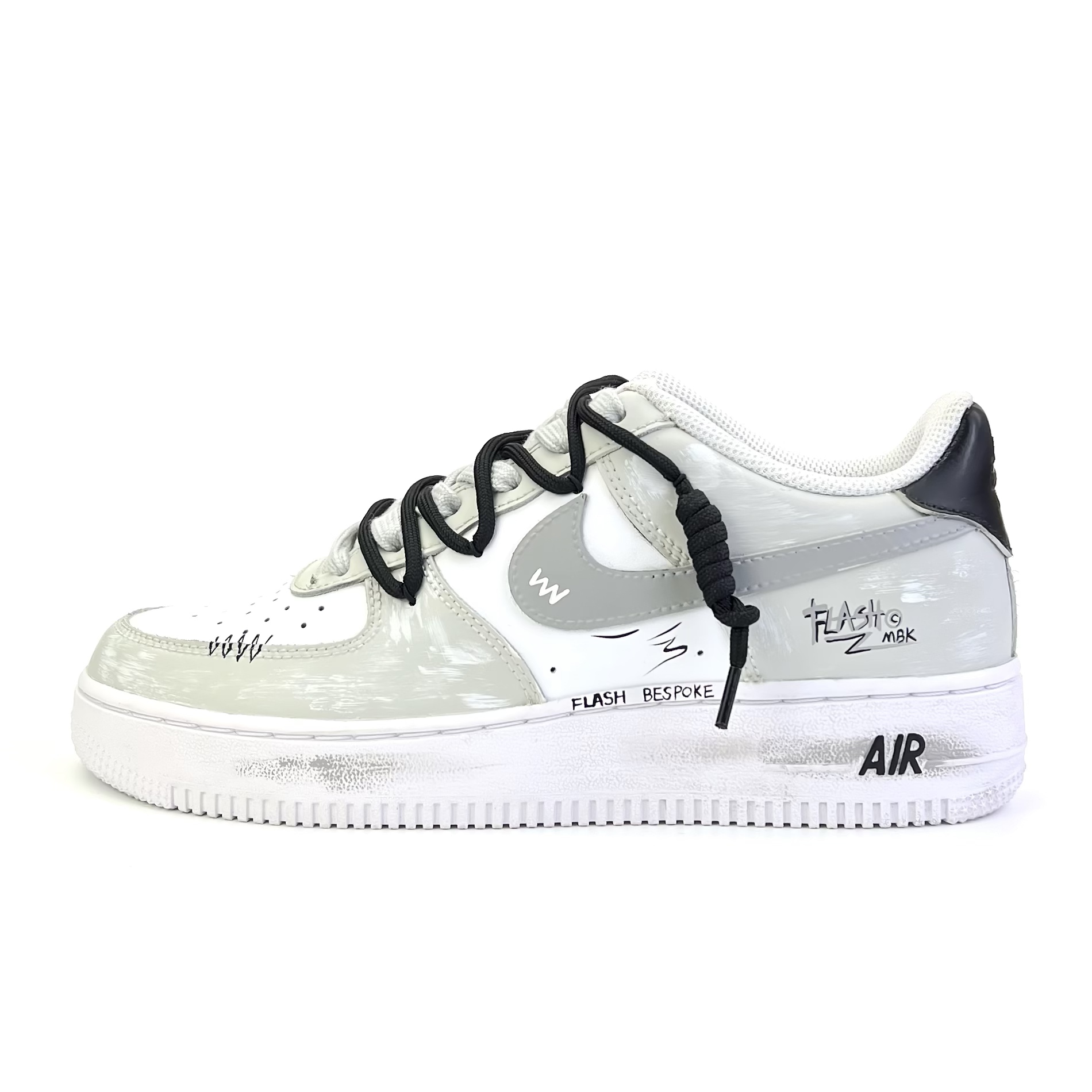 Nike Детские низкие кроссовки для скейтбординга Air Force 1 с противоскользящей, износостойкой и амортизирующей подошвой, светло-серые, унисекс
Nike Детские низкие кроссовки для скейтбординга Air Force 1 с противоскользящей, износостойкой и амортизирующей подошвой, светло-серые, унисекс