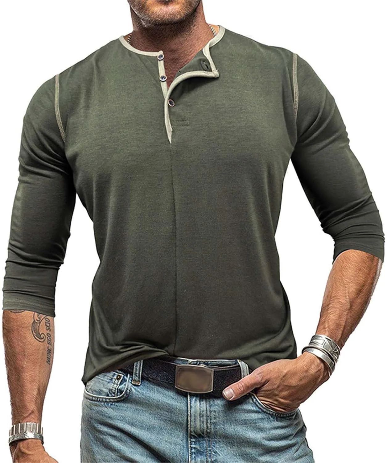 Мужская футболка Henley Golf с длинным рукавом, легкая и дышащая
Мужская футболка Henley Golf с длинным рукавом, легкая и дышащая