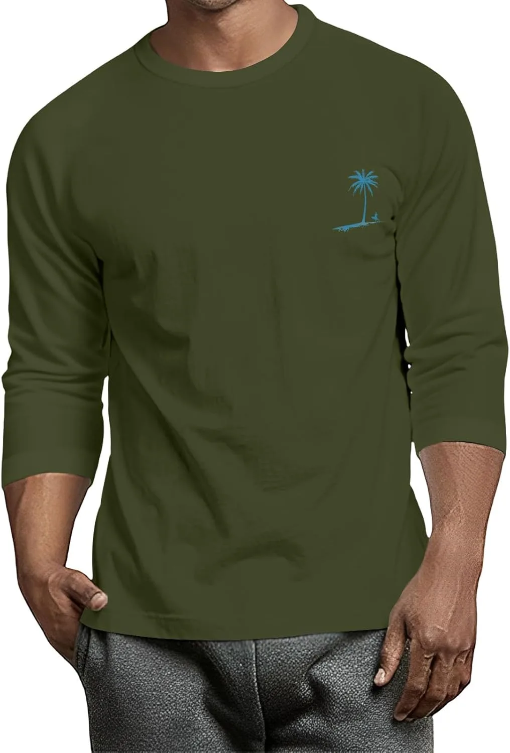 WENKOMG1 мужская футболка с 3/4 рукава и принтом, Crew Neck, мягкая, для тренировок, S-3XL
WENKOMG1 мужская футболка с 3/4 рукава и принтом, Crew Neck, мягкая, для тренировок, S-3XL