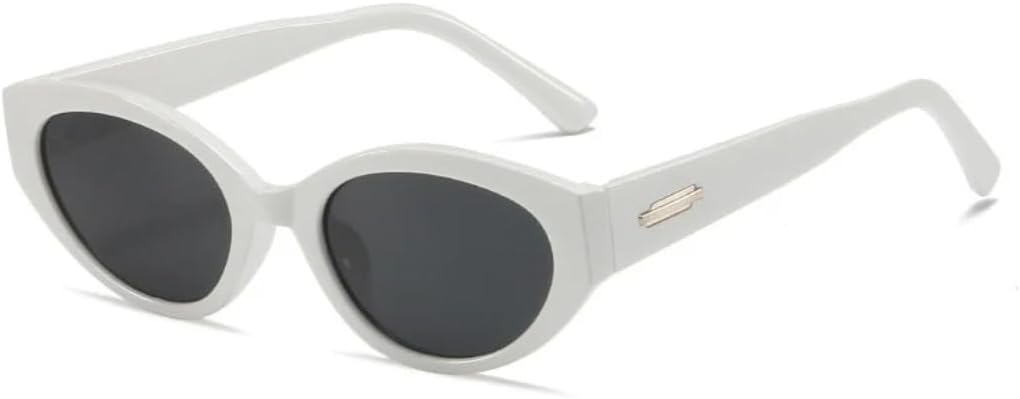 Солнцезащитные очки с защитой от УФ-излучения UV400 | Цвет «кошачий глаз», заклепки | для женщин и мужчин, для занятий спортом на открытом воздухе и вождения DSVIGF, White Gray
Солнцезащитные очки с защитой от УФ-излучения UV400 | Цвет «кошачий глаз», заклепки | для женщин и мужчин, для занятий спортом на открытом воздухе и вождения DSVIGF, White Gray