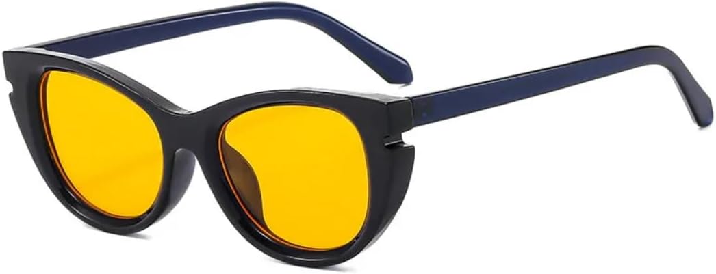 Классические солнцезащитные очки «кошачий глаз» в ретро-стиле, маленькая оправа, для женщин, путешествий и мужчин, для активного отдыха на природе, вождения, рыбалки, защита от УФ-излучения UV400 TVTBBVV, Black Yellow
Классические солнцезащитные очки «кошачий глаз» в ретро-стиле, маленькая оправа, для женщин, путешествий и мужчин, для активного отдыха на природе, вождения, рыбалки, защита от УФ-излучения UV400 TVTBBVV, Black Yellow