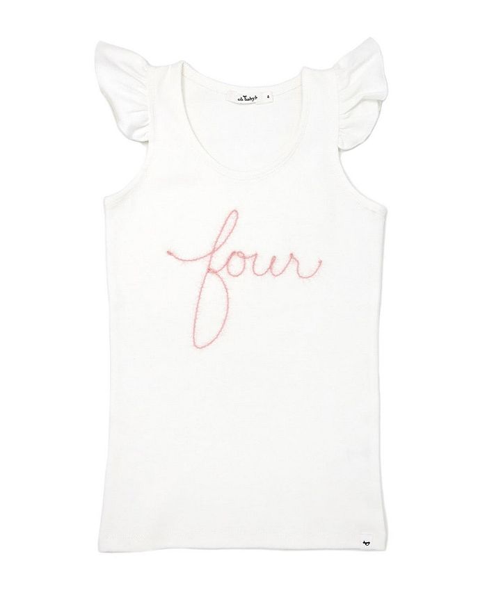 Детская майка с расклешёнными рукавами "four" розовая с блёстками и вышивкой - для малышей oh baby!, слоновая кость/кремовый
Детская майка с расклешёнными рукавами "four" розовая с блёстками и вышивкой - для малышей oh baby!, слоновая кость/кремовый