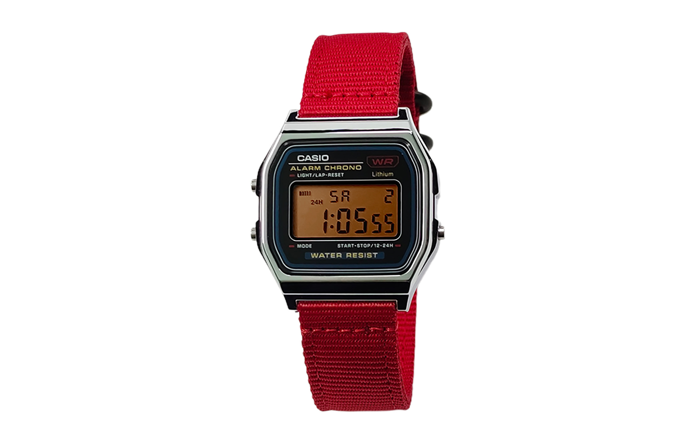 CASIO Мужские часы Retrofit Series с кварцевым механизмом и нейлоновым ремешком, черный циферблат
CASIO Мужские часы Retrofit Series с кварцевым механизмом и нейлоновым ремешком, черный циферблат