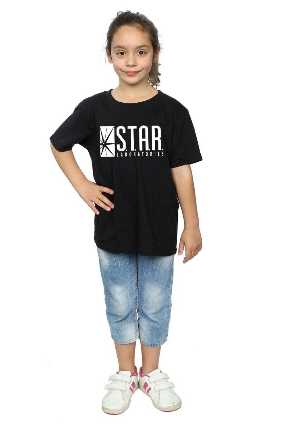 Хлопковая футболка Flash Star Labs DC Comics, черный
Хлопковая футболка Flash Star Labs DC Comics, черный