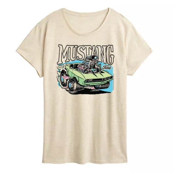 Женская футболка с принтом Ford Vintage Mustang Licensed Character, бежевый
Женская футболка с принтом Ford Vintage Mustang Licensed Character, бежевый