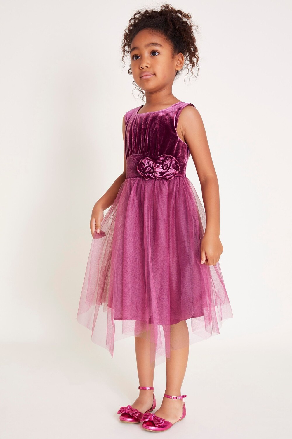 Платье корсаж из бархатной сетки без рукавов Monsoon, розовый
Платье корсаж из бархатной сетки без рукавов Monsoon, розовый