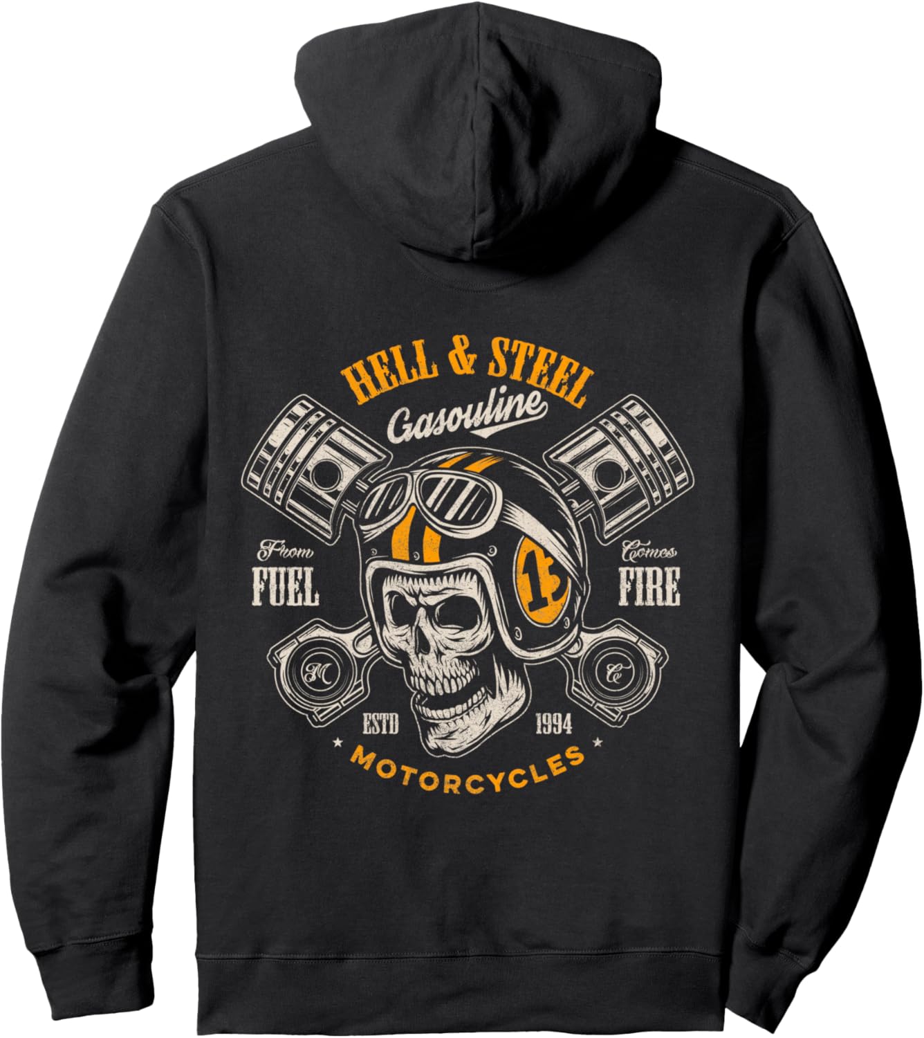 Мужская толстовка Hell And Steel с изображением байкерского черепа и черепа Gasouline, черный
Мужская толстовка Hell And Steel с изображением байкерского черепа и черепа Gasouline, черный