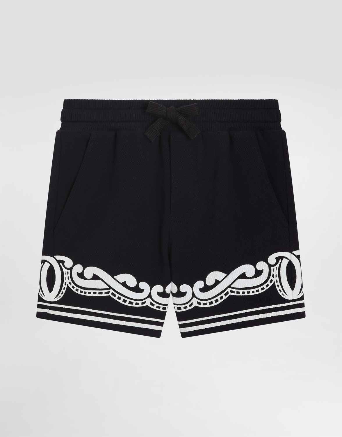 Шорты из пике с принтом бандана Dolce&Gabbana, синий
Шорты из пике с принтом бандана Dolce&Gabbana, синий