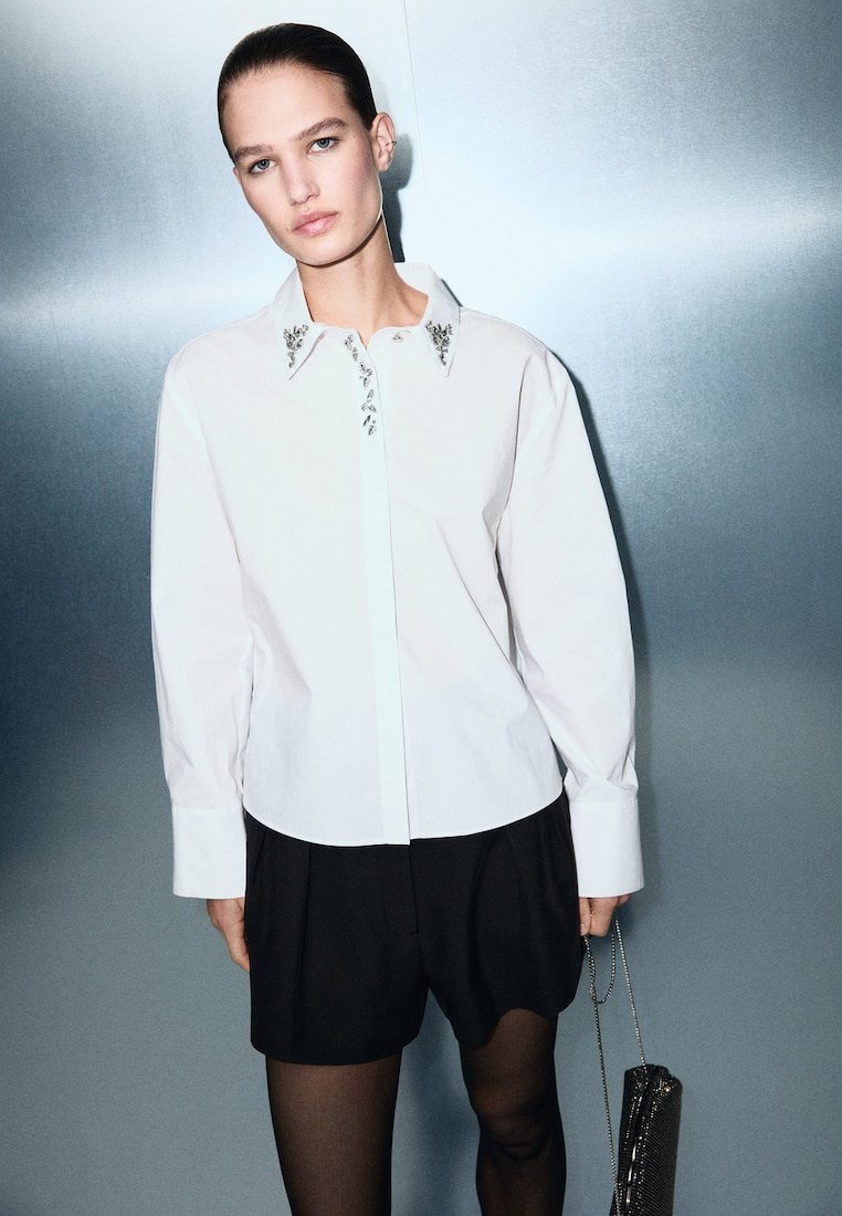 Блуза Mango Button-down blouse, White
Блуза Mango Button-down blouse, White