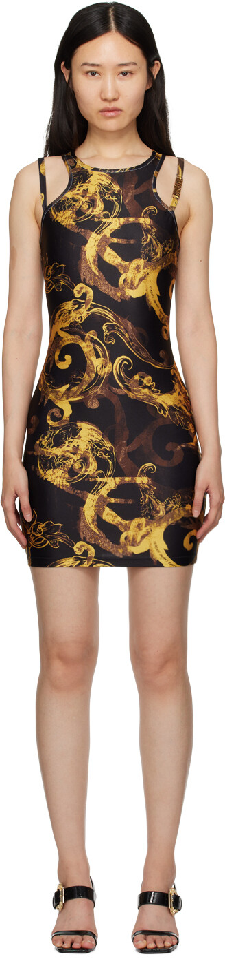 Черное мини-платье с принтом Versace Jeans Couture, Черный, Черное мини-платье с принтом Versace Jeans Couture
Черное мини-платье с принтом Versace Jeans Couture, Черный, Черное мини-платье с принтом Versace Jeans Couture