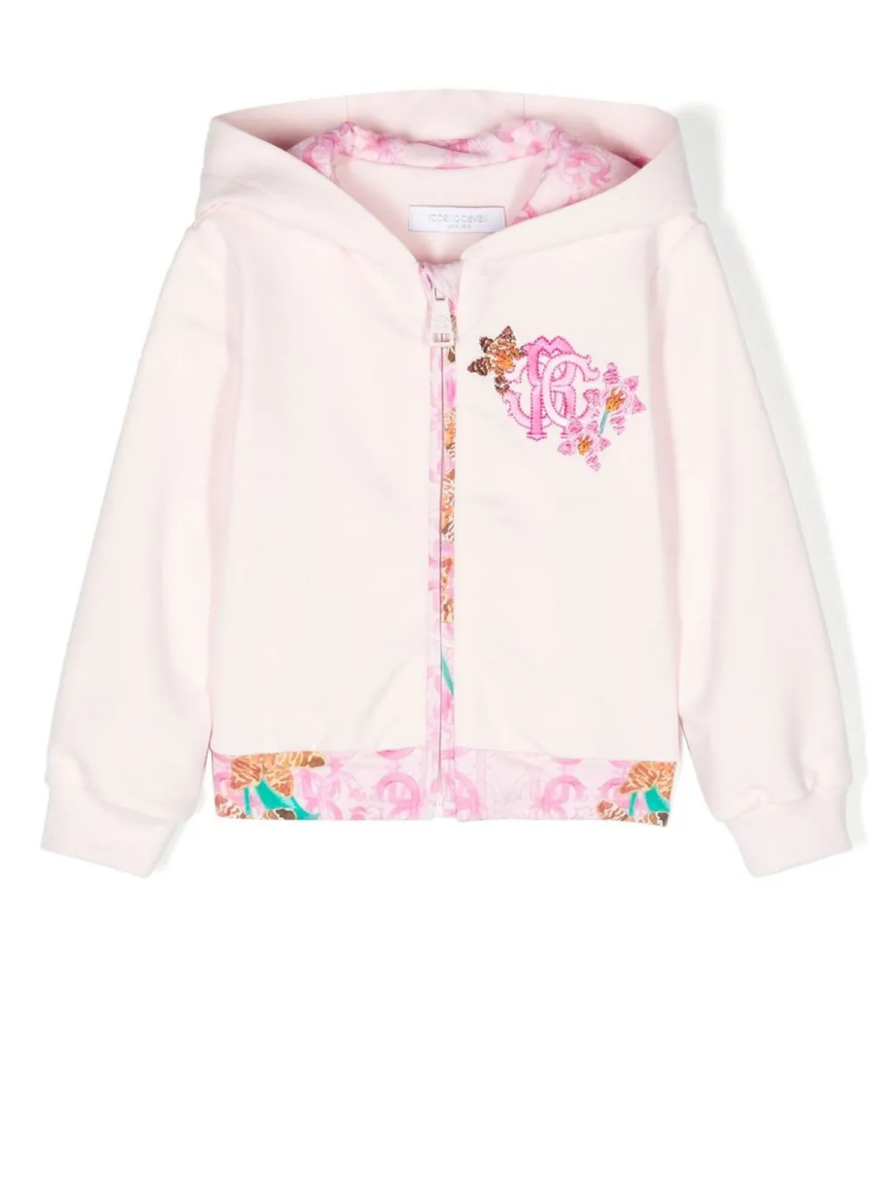 Roberto Cavalli Junior худи на молнии с вышитой монограммой, розовый
Roberto Cavalli Junior худи на молнии с вышитой монограммой, розовый