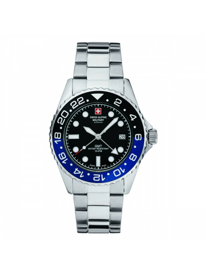 Swiss Alpine Military by Grovana Мужские аналоговые часы серебристого цвета
Swiss Alpine Military by Grovana Мужские аналоговые часы серебристого цвета