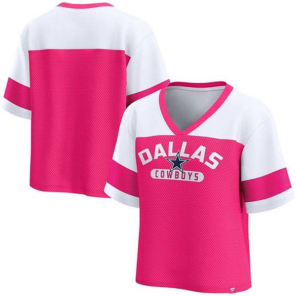 Женский топ v-neck Dallas Cowboys pink/white Fanatics
Женский топ v-neck Dallas Cowboys pink/white Fanatics