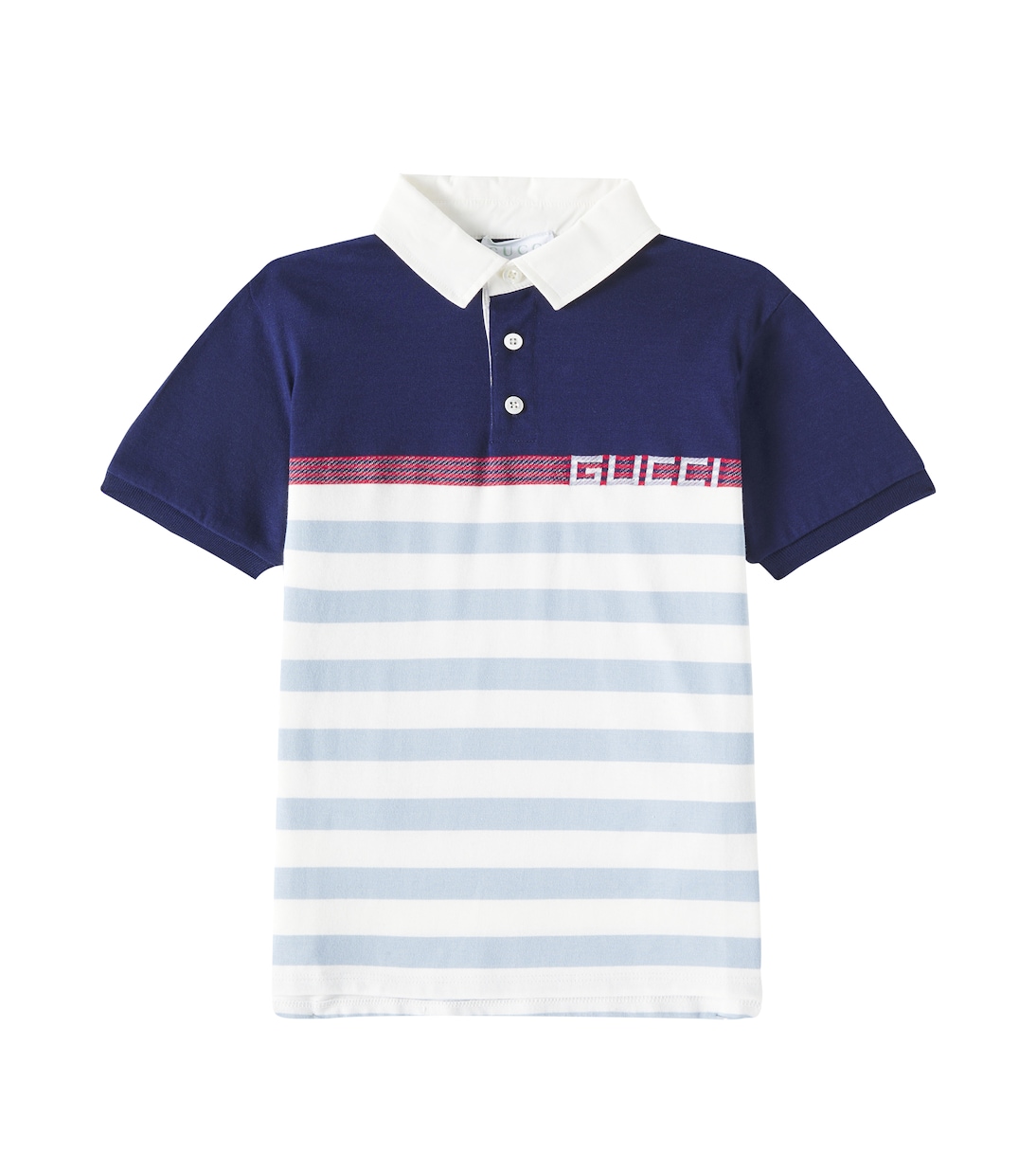Хлопковая поло Gucci Kids, Navy/ Red/ Mix
Хлопковая поло Gucci Kids, Navy/ Red/ Mix