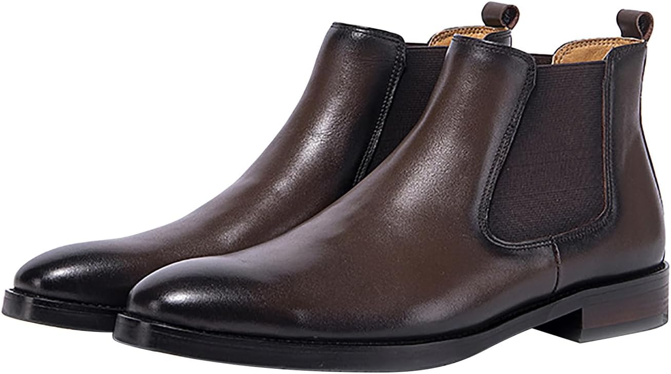 Мужские черные ботинки Chelsea Santimon из натуральной кожи с запрессовкой, модные ботинки для вечеринки, свадьбы и повседневного делового гардероба
Мужские черные ботинки Chelsea Santimon из натуральной кожи с запрессовкой, модные ботинки для вечеринки, свадьбы и повседневного делового гардероба