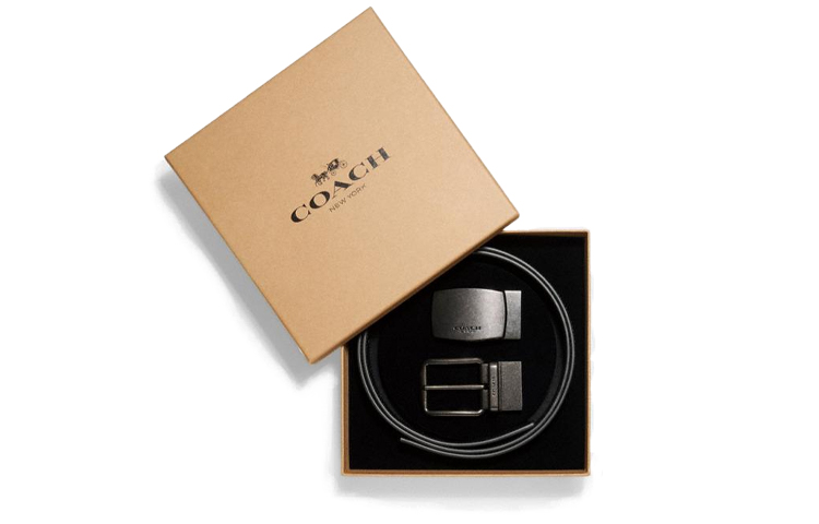 Кожаный ремень с фирменной пряжкой, регулируемый, двусторонний, мужской, бежевый/черный COACH
Кожаный ремень с фирменной пряжкой, регулируемый, двусторонний, мужской, бежевый/черный COACH