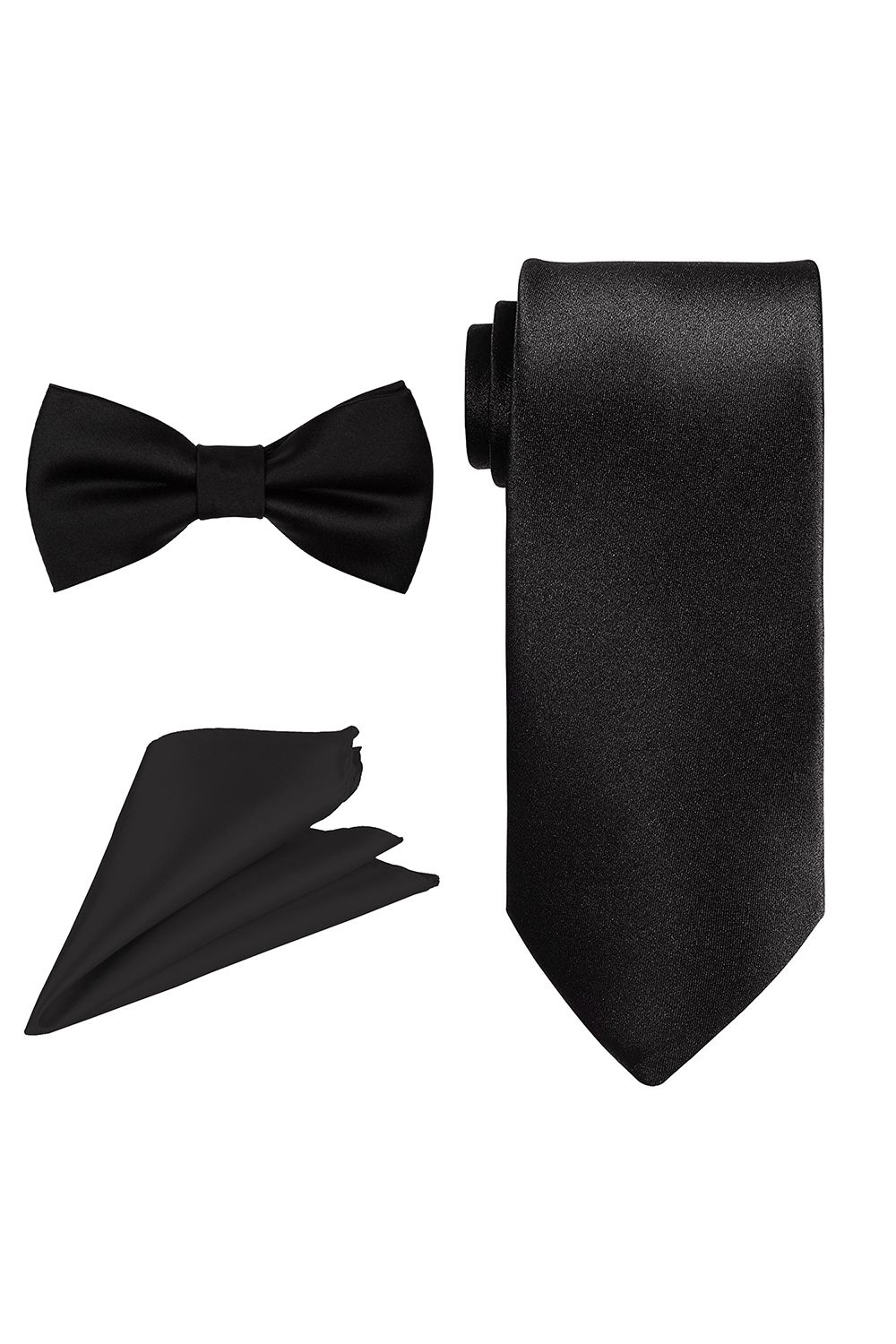 Набор галстук, бабочка и платок Neel Blue, черный
Набор галстук, бабочка и платок Neel Blue, черный