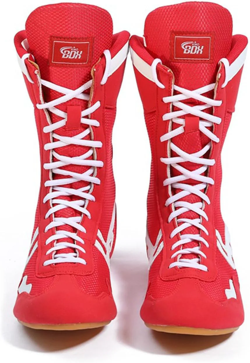 Боксерки JiuQing для мужчин, высокие, для занятий в помещении, тренировочные кроссовки, дышащие, противоскользящие, для приседаний и спорта в зале, красный
Боксерки JiuQing для мужчин, высокие, для занятий в помещении, тренировочные кроссовки, дышащие, противоскользящие, для приседаний и спорта в зале, красный