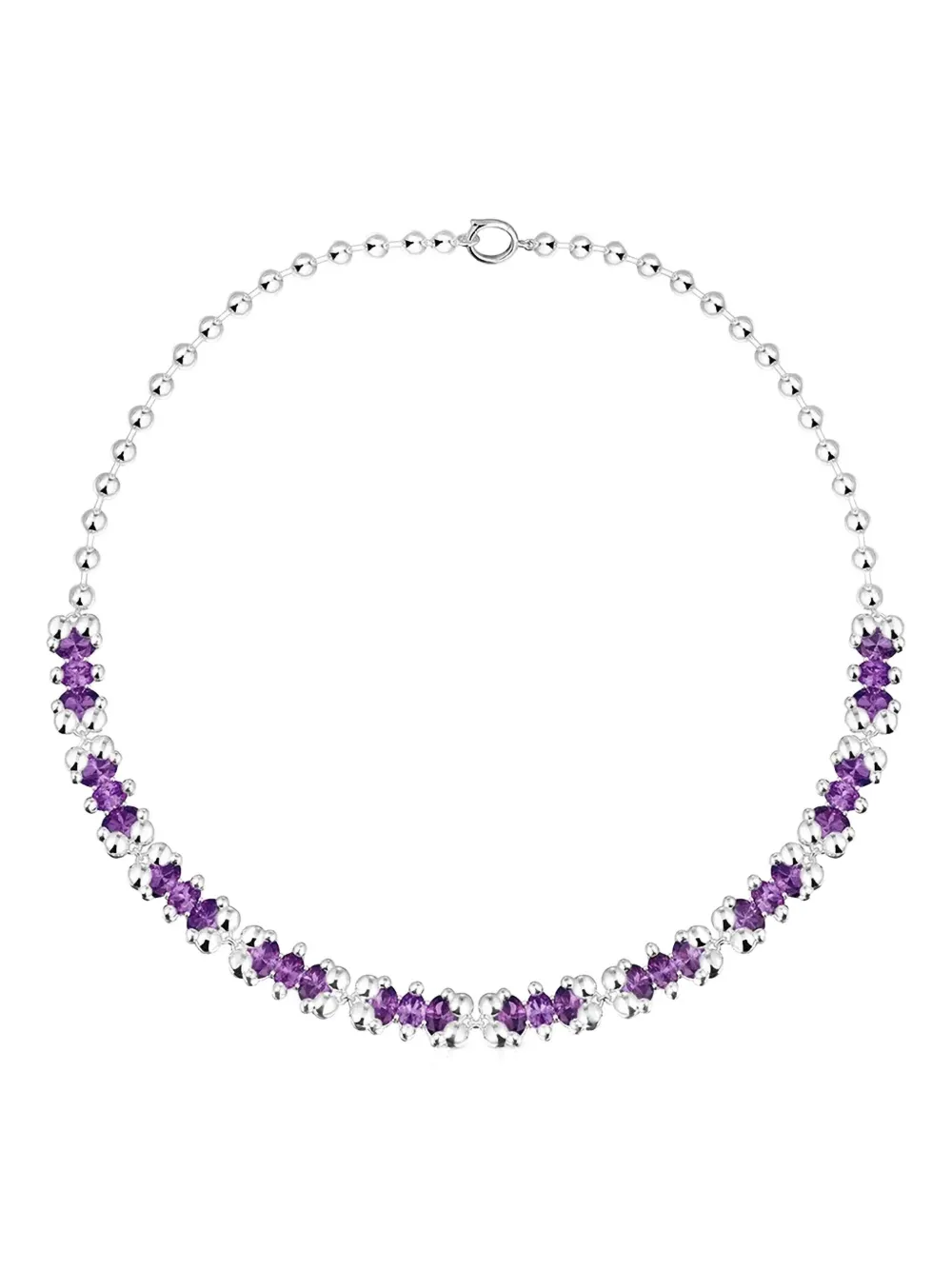 Колье из бусин Tous, серебристый
Колье из бусин Tous, серебристый