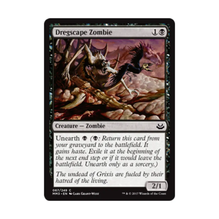 CCG Дрегскейп-зомби (С) (фольга), MTG - Modern Masters 2017
CCG Дрегскейп-зомби (С) (фольга), MTG - Modern Masters 2017